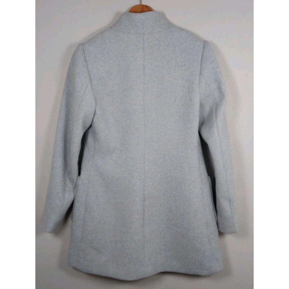 Abercrombie & Fitch Two Button Lined Winter Coat Light Gray XS - Picture 2 of 12